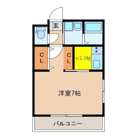 ビューポート東山の物件間取画像